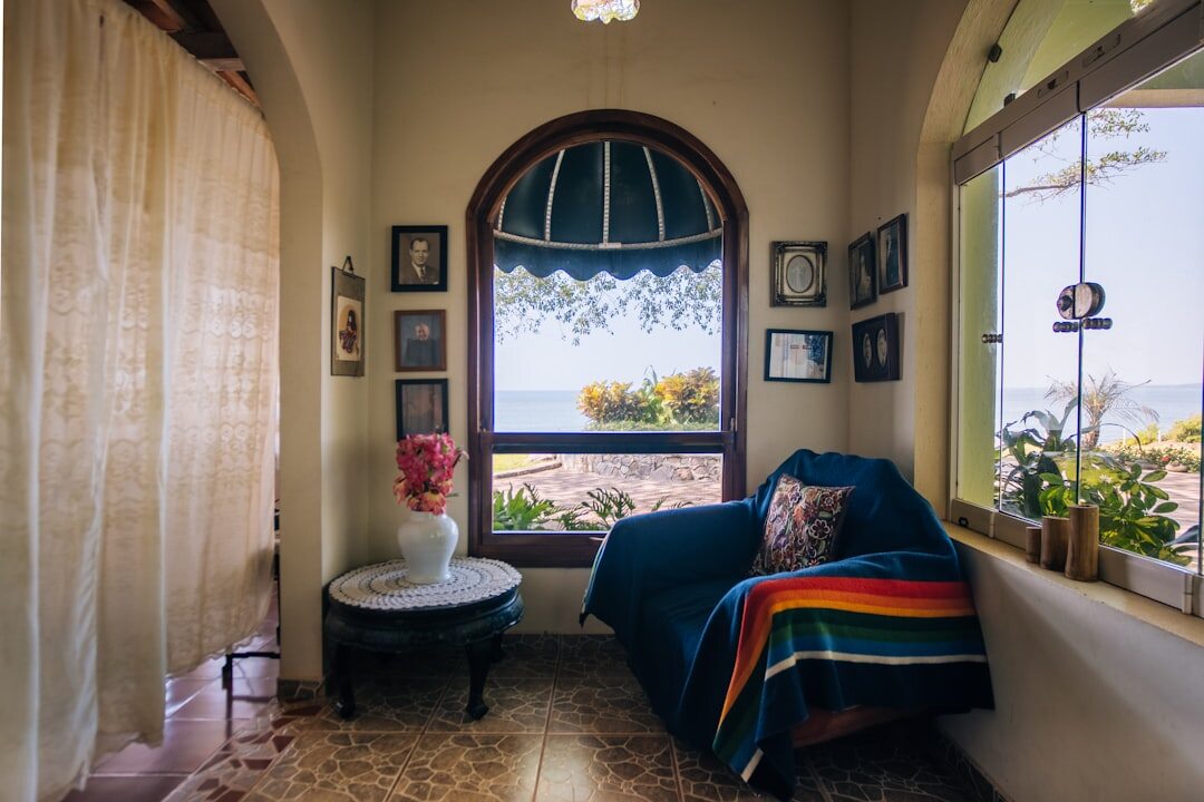 cozy reading nook at home